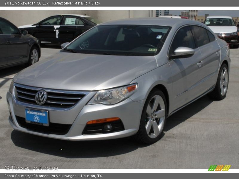 Reflex Silver Metallic / Black 2011 Volkswagen CC Lux