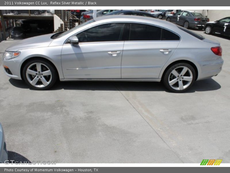Reflex Silver Metallic / Black 2011 Volkswagen CC Lux