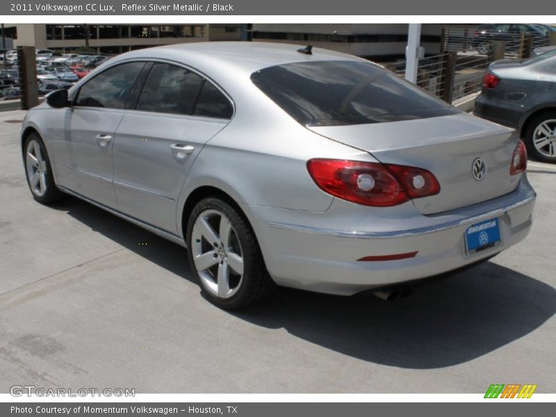 Reflex Silver Metallic / Black 2011 Volkswagen CC Lux