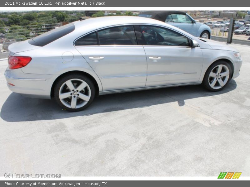 Reflex Silver Metallic / Black 2011 Volkswagen CC Lux