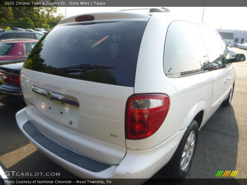 Stone White / Taupe 2003 Chrysler Town & Country EX