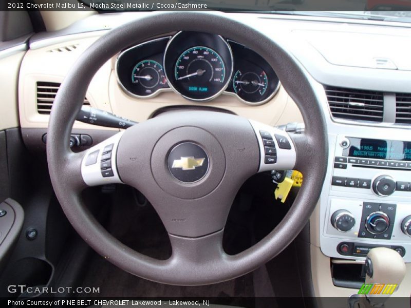 Mocha Steel Metallic / Cocoa/Cashmere 2012 Chevrolet Malibu LS