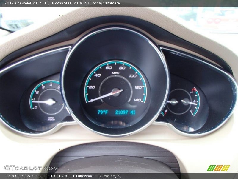 Mocha Steel Metallic / Cocoa/Cashmere 2012 Chevrolet Malibu LS