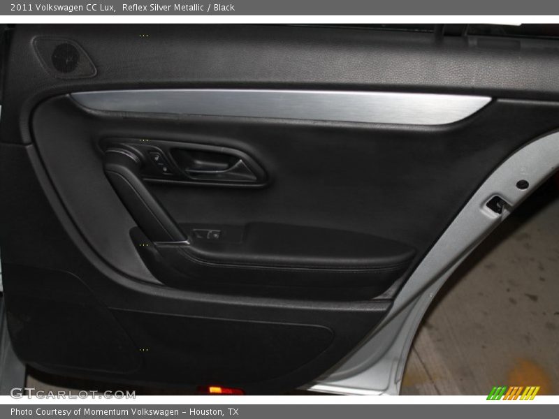Reflex Silver Metallic / Black 2011 Volkswagen CC Lux