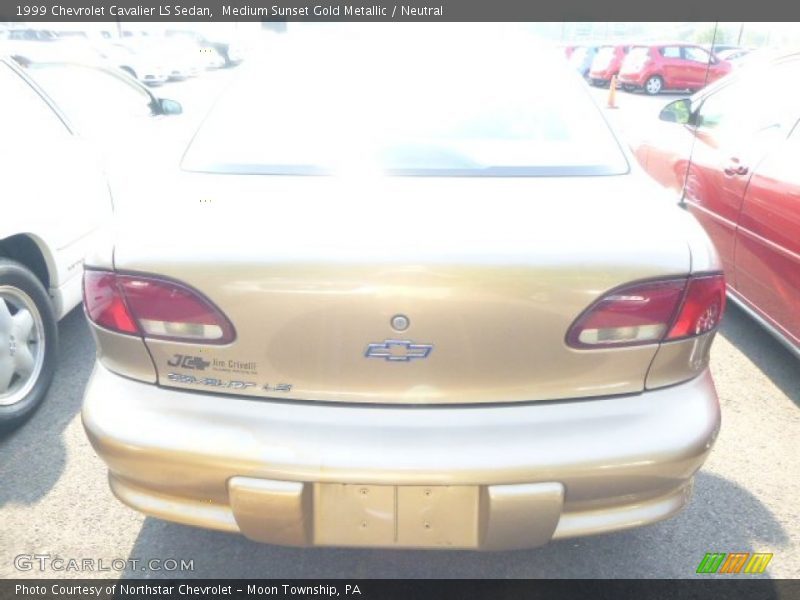 Medium Sunset Gold Metallic / Neutral 1999 Chevrolet Cavalier LS Sedan