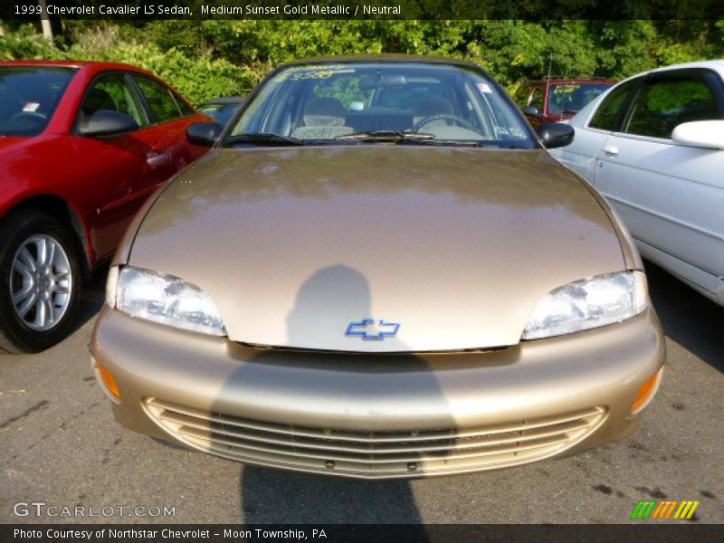 Medium Sunset Gold Metallic / Neutral 1999 Chevrolet Cavalier LS Sedan