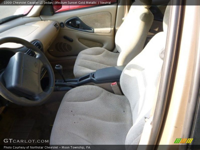 Medium Sunset Gold Metallic / Neutral 1999 Chevrolet Cavalier LS Sedan