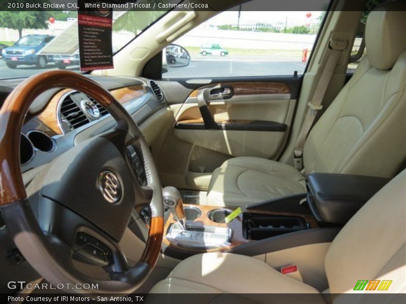 White Diamond Tricoat / Cashmere/Cocoa 2010 Buick Enclave CXL