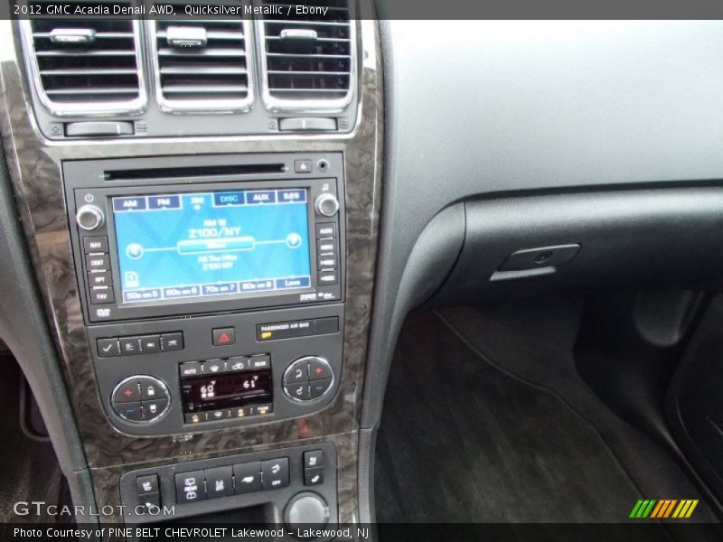 Quicksilver Metallic / Ebony 2012 GMC Acadia Denali AWD