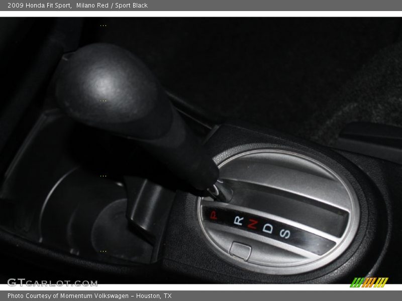 Milano Red / Sport Black 2009 Honda Fit Sport