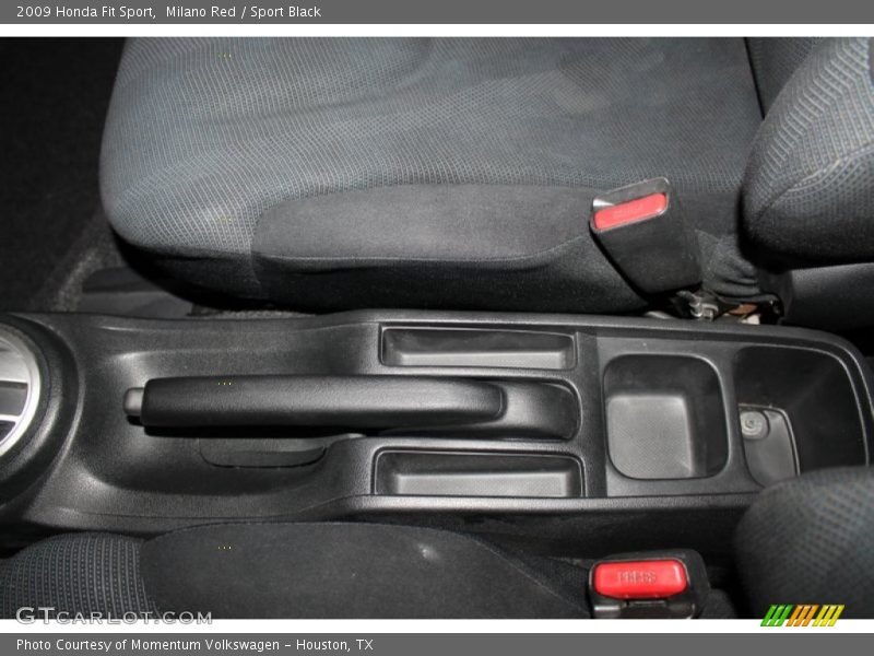 Milano Red / Sport Black 2009 Honda Fit Sport