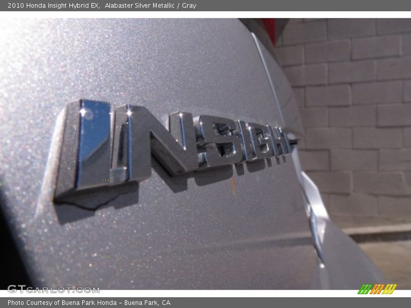 Alabaster Silver Metallic / Gray 2010 Honda Insight Hybrid EX