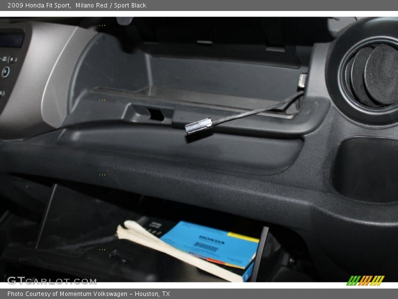 Milano Red / Sport Black 2009 Honda Fit Sport