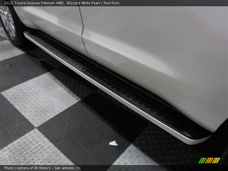 Blizzard White Pearl / Red Rock 2012 Toyota Sequoia Platinum 4WD
