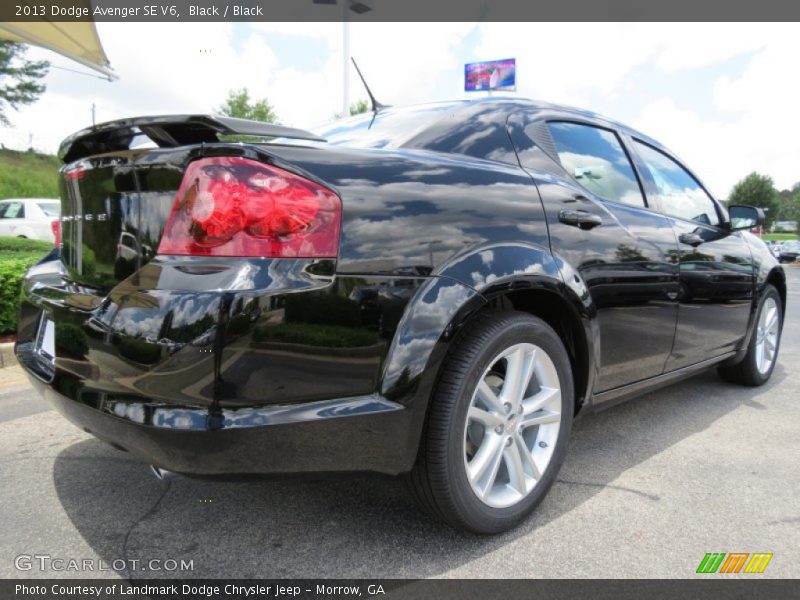 Black / Black 2013 Dodge Avenger SE V6