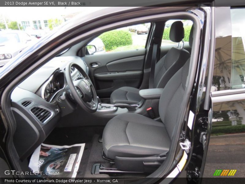 Black / Black 2013 Dodge Avenger SE V6