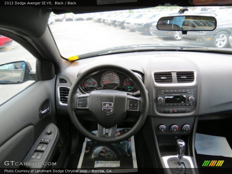 Black / Black 2013 Dodge Avenger SE V6
