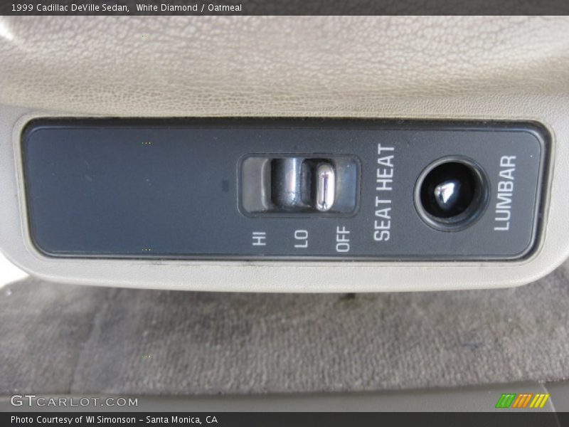 White Diamond / Oatmeal 1999 Cadillac DeVille Sedan