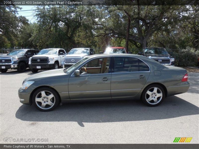 Cypress Pearl / Cashmere 2005 Lexus LS 430 Sedan