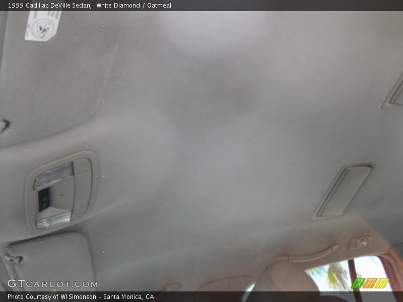 White Diamond / Oatmeal 1999 Cadillac DeVille Sedan