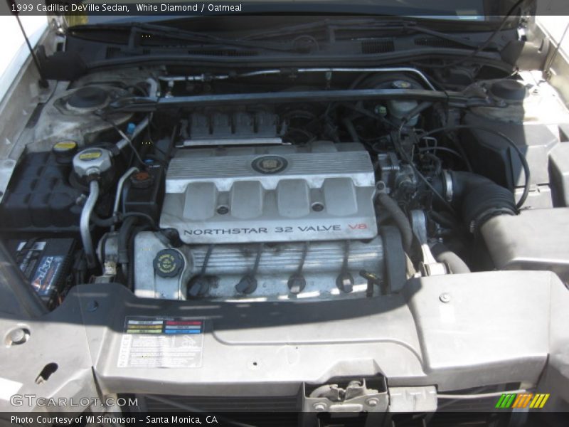 White Diamond / Oatmeal 1999 Cadillac DeVille Sedan