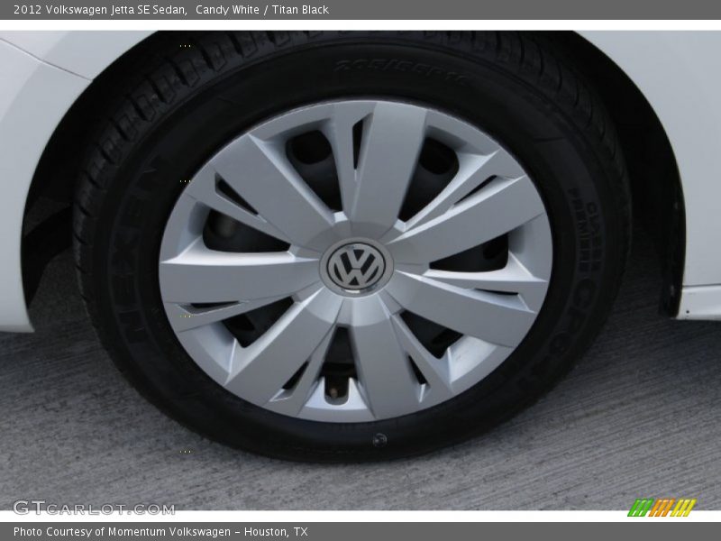 Candy White / Titan Black 2012 Volkswagen Jetta SE Sedan