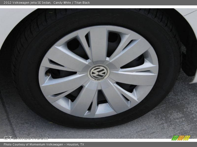 Candy White / Titan Black 2012 Volkswagen Jetta SE Sedan