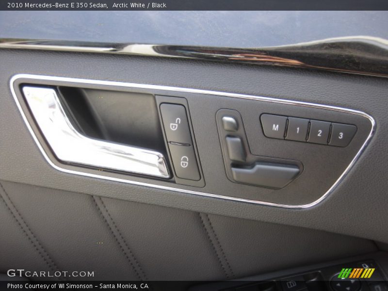 Arctic White / Black 2010 Mercedes-Benz E 350 Sedan