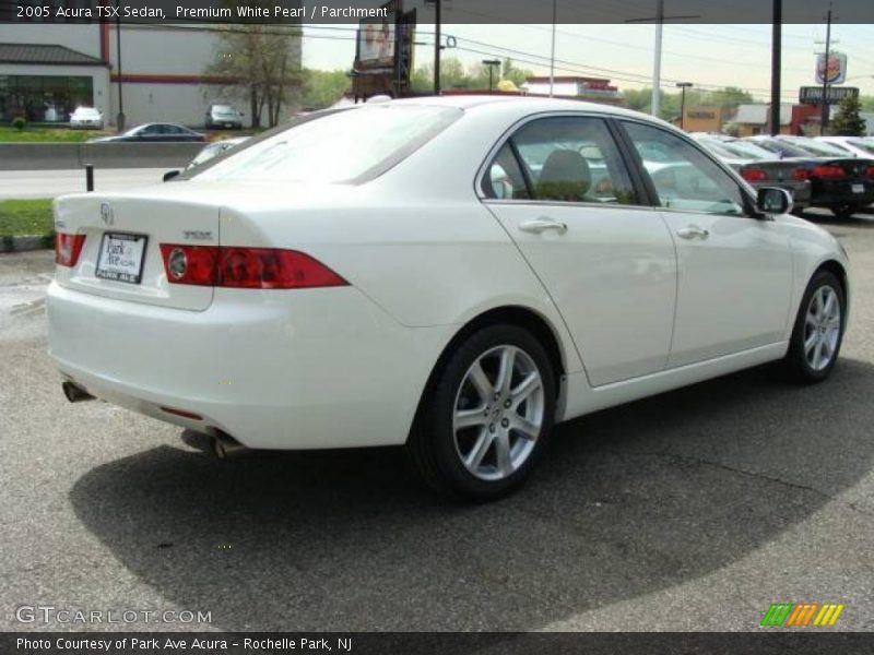 Premium White Pearl / Parchment 2005 Acura TSX Sedan