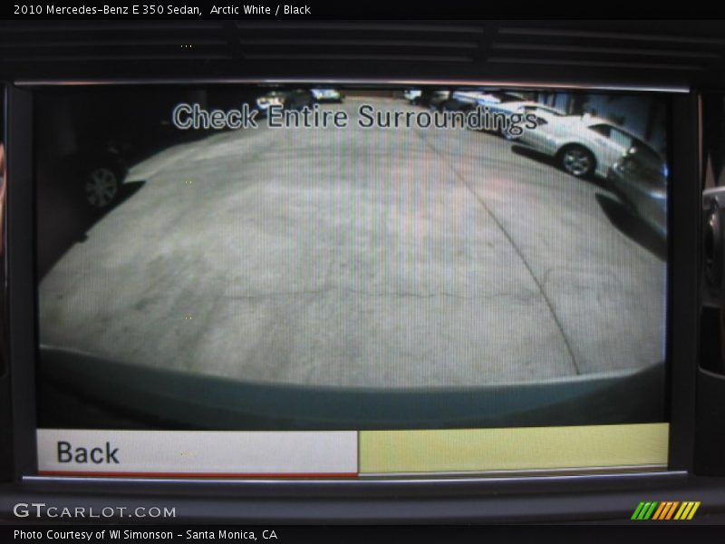 Arctic White / Black 2010 Mercedes-Benz E 350 Sedan