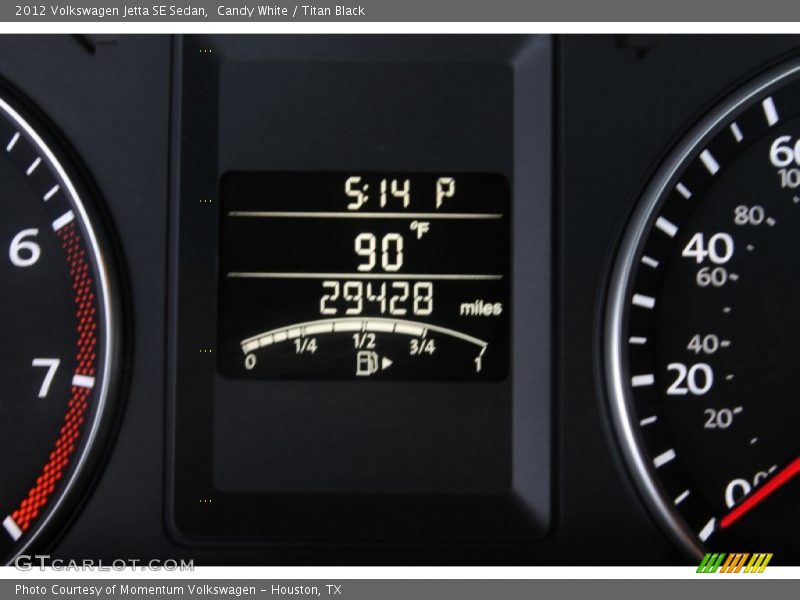 Candy White / Titan Black 2012 Volkswagen Jetta SE Sedan