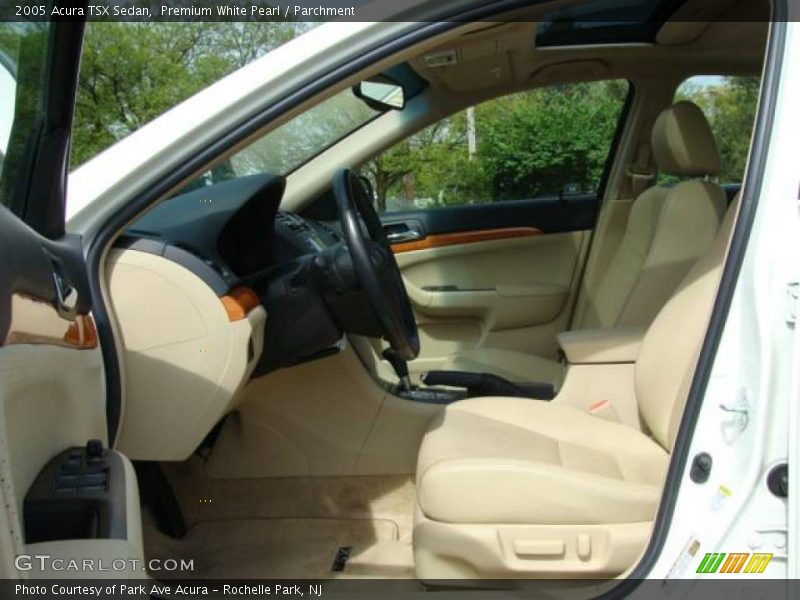 Premium White Pearl / Parchment 2005 Acura TSX Sedan