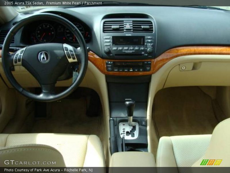 Premium White Pearl / Parchment 2005 Acura TSX Sedan
