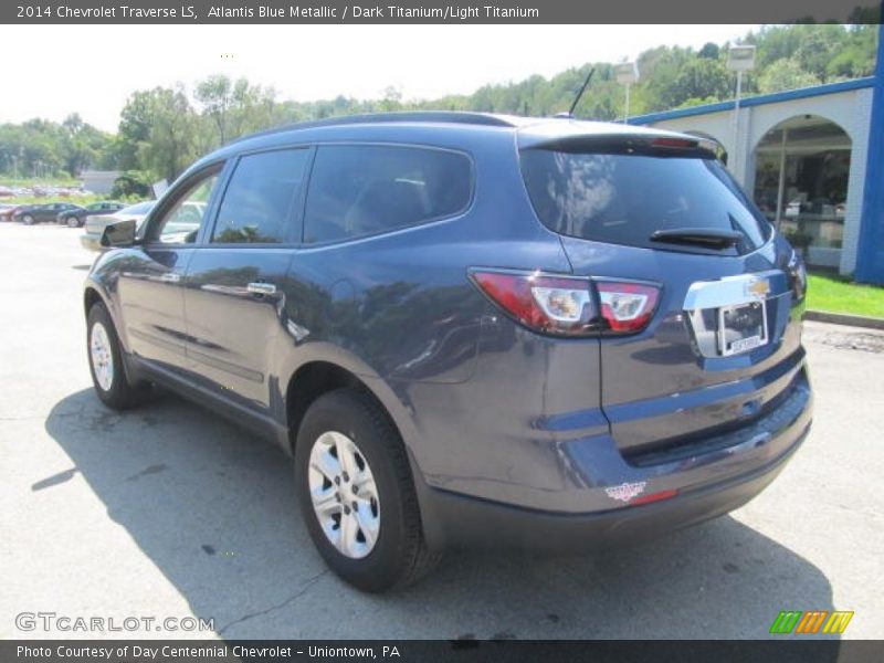 Atlantis Blue Metallic / Dark Titanium/Light Titanium 2014 Chevrolet Traverse LS