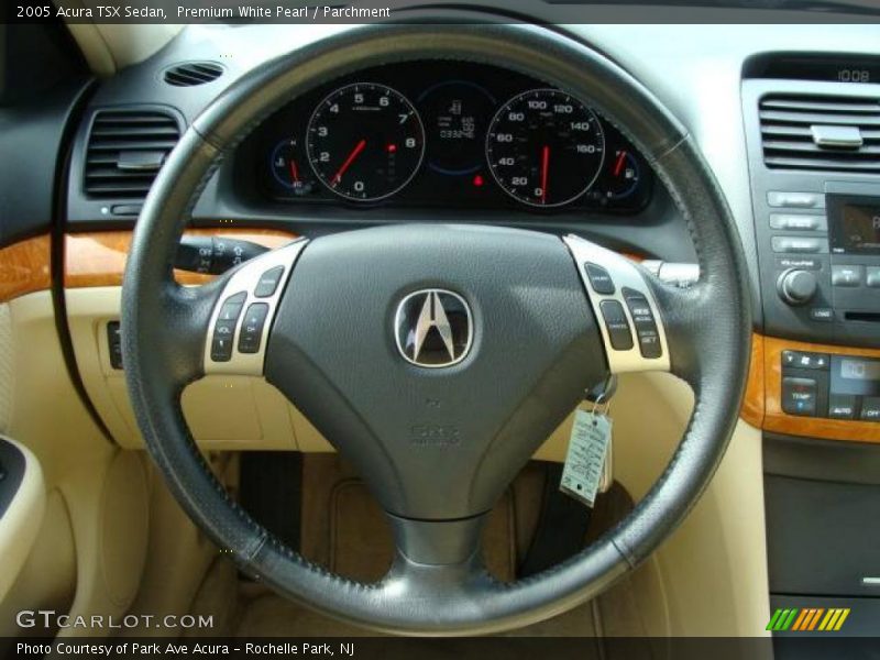 Premium White Pearl / Parchment 2005 Acura TSX Sedan