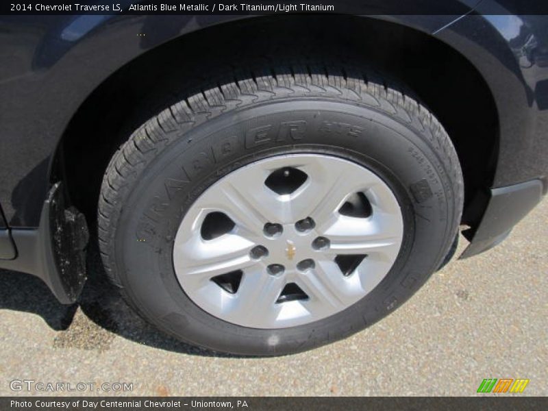 Atlantis Blue Metallic / Dark Titanium/Light Titanium 2014 Chevrolet Traverse LS