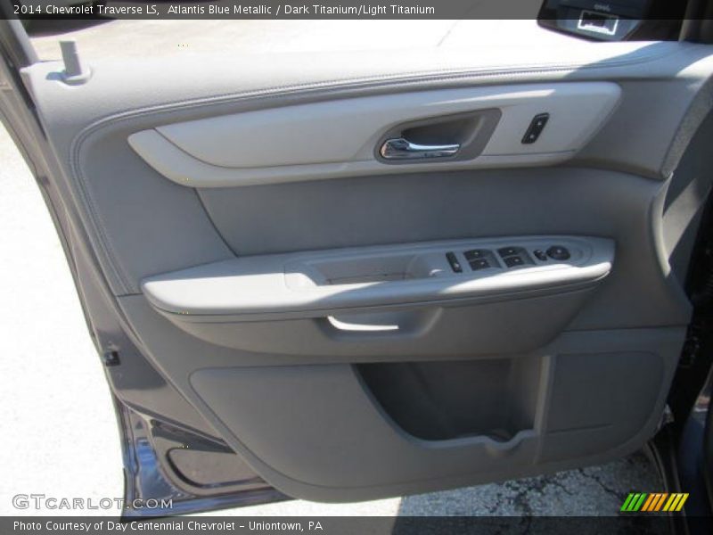 Atlantis Blue Metallic / Dark Titanium/Light Titanium 2014 Chevrolet Traverse LS