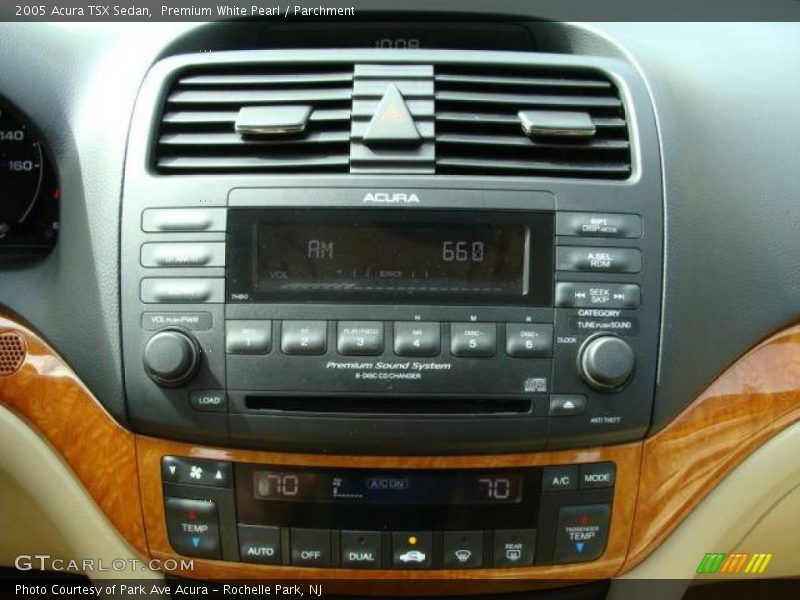 Premium White Pearl / Parchment 2005 Acura TSX Sedan
