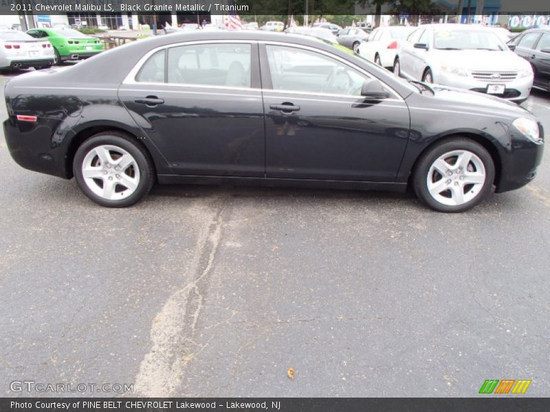 Black Granite Metallic / Titanium 2011 Chevrolet Malibu LS