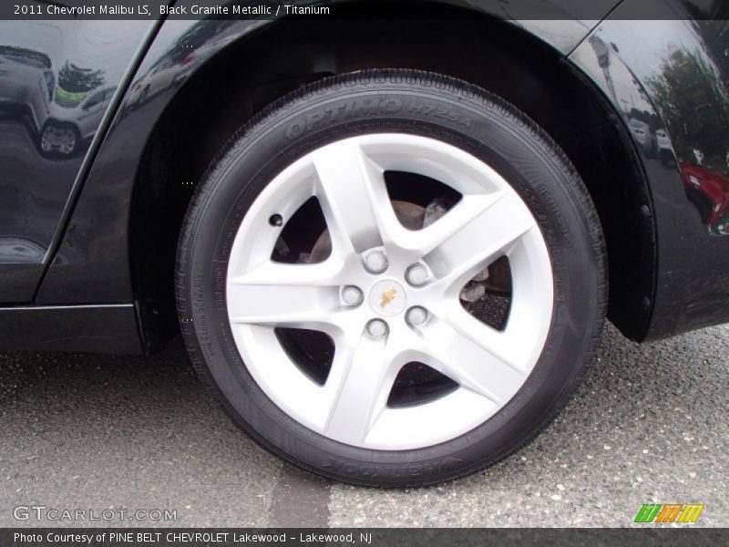 Black Granite Metallic / Titanium 2011 Chevrolet Malibu LS