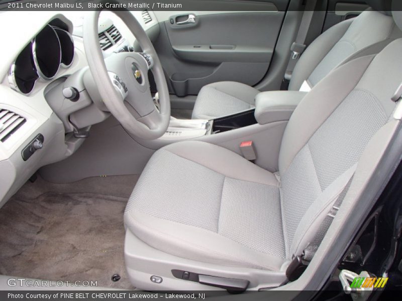 Black Granite Metallic / Titanium 2011 Chevrolet Malibu LS