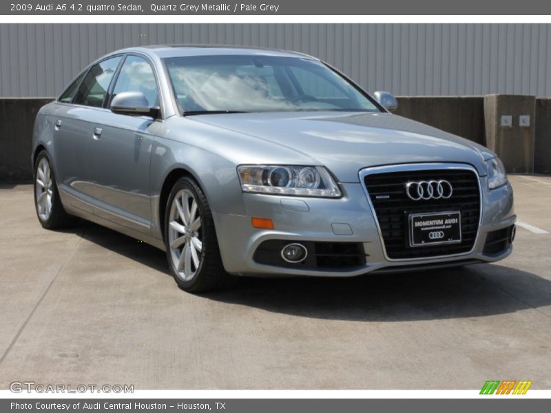 Quartz Grey Metallic / Pale Grey 2009 Audi A6 4.2 quattro Sedan