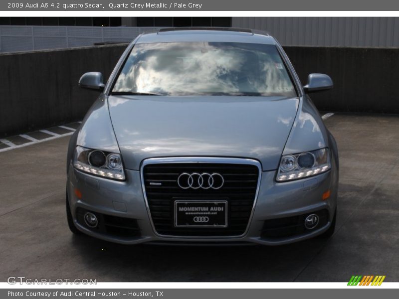 Quartz Grey Metallic / Pale Grey 2009 Audi A6 4.2 quattro Sedan