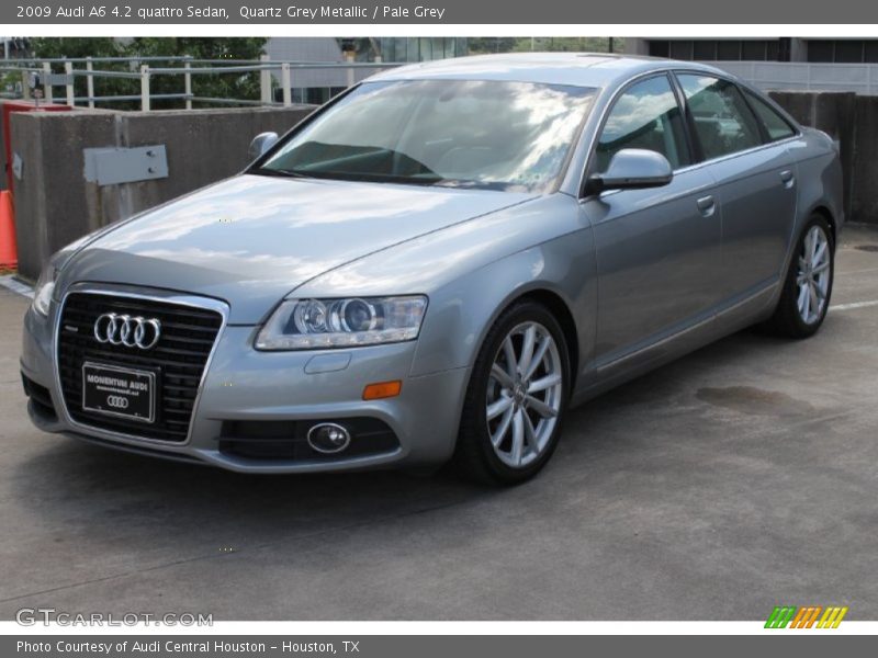 Quartz Grey Metallic / Pale Grey 2009 Audi A6 4.2 quattro Sedan