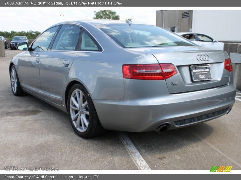 Quartz Grey Metallic / Pale Grey 2009 Audi A6 4.2 quattro Sedan
