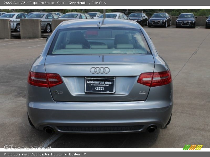 Quartz Grey Metallic / Pale Grey 2009 Audi A6 4.2 quattro Sedan