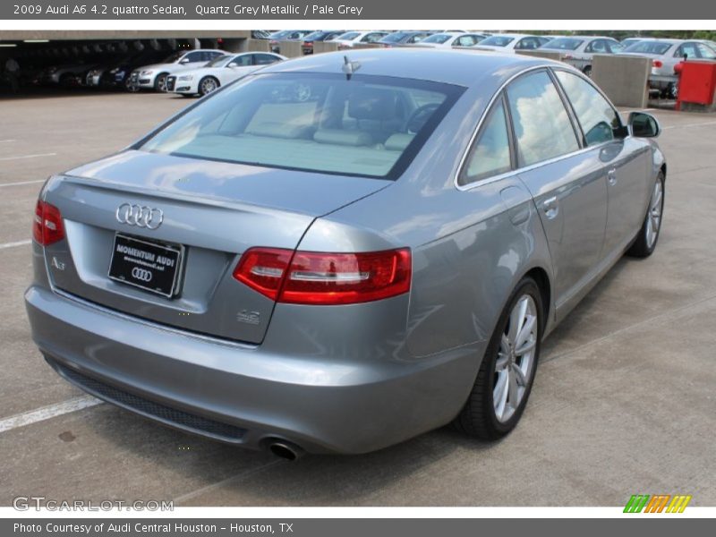 Quartz Grey Metallic / Pale Grey 2009 Audi A6 4.2 quattro Sedan