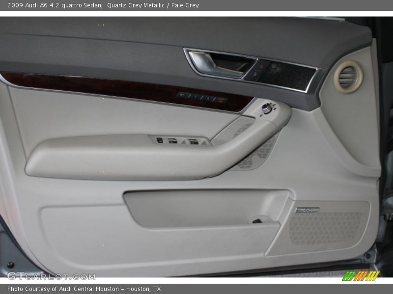 Quartz Grey Metallic / Pale Grey 2009 Audi A6 4.2 quattro Sedan