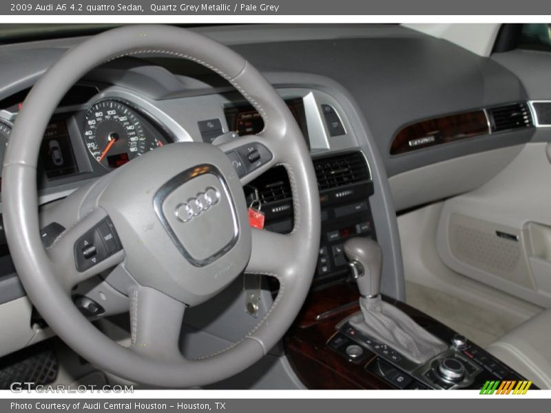 Quartz Grey Metallic / Pale Grey 2009 Audi A6 4.2 quattro Sedan
