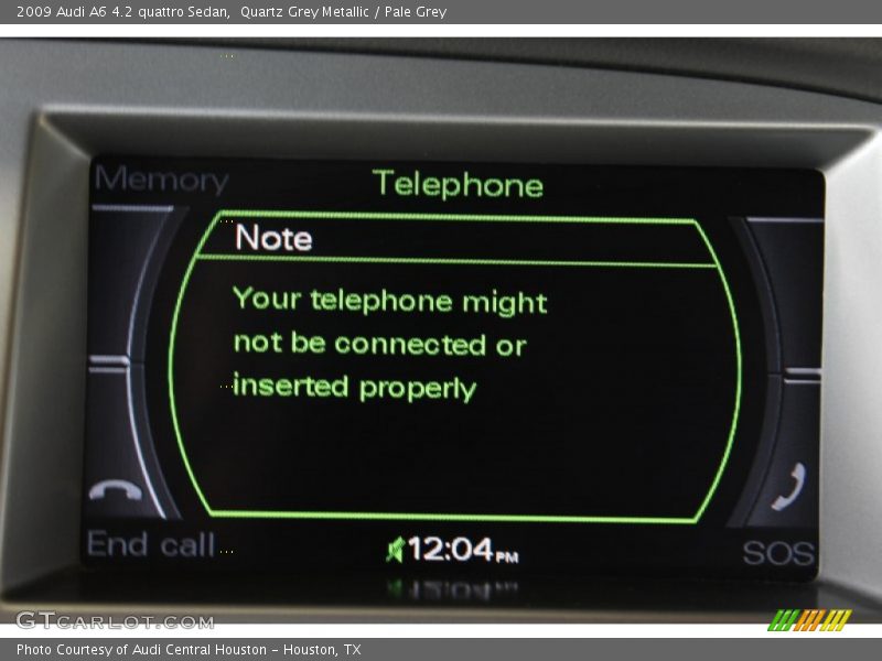 Quartz Grey Metallic / Pale Grey 2009 Audi A6 4.2 quattro Sedan